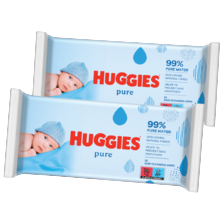 Huggies baby wipes pure